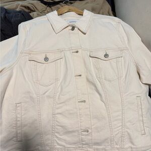 Sonoma Women's Off-White Jean Jacket